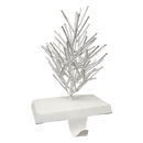 White Tree  Stocking Hanger
