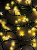 Jingle Bright 100 LED Light Set - Warm White - Green Wire - Christmas >> Lighting - by Kurt Adler - view 5