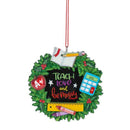 Teacher Wreath Ornament