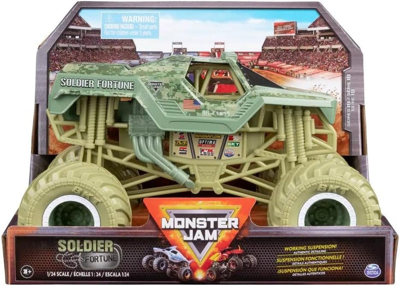 Monster Jam 1:24 Scale Monster Truck - Soldier Fortune