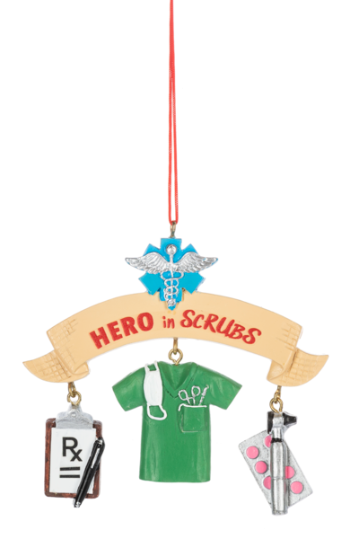 Medical Ornament - Hero in Scrubs