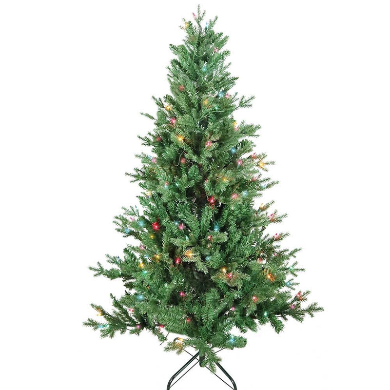 Jackson Pine Holiday Tree - 5 Foot - Multicolor Lights