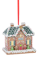Classic Green Roof Gingerbread House