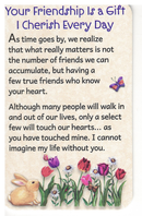 Wallet Card - Your Friendship Is a Gift I Cherish Every Day