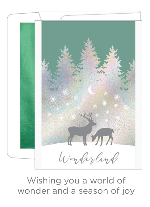Elegant Box Card Collection – Winter Wonderland Deer