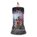 Enchanting Halloween Witch Waterglobe Candle