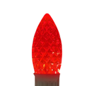 LED C9 Light Bulbs - 25 Pack- Red