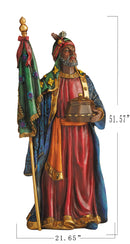 Outdoor Nativity Set - 12 Piece - 58" tall - Christmas >> Nativity - by Three Kings Gifts - view 4