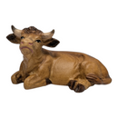 Wood Carved Ox for Nativity - 10cm - Maple - Nativity - by Dolfi