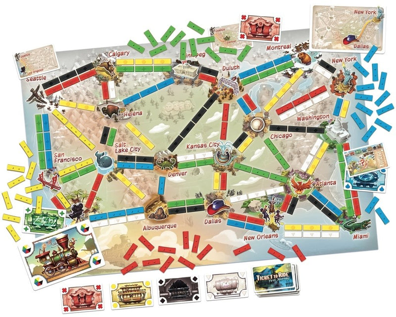 Ticket To Ride First Journey - The Country Christmas Loft