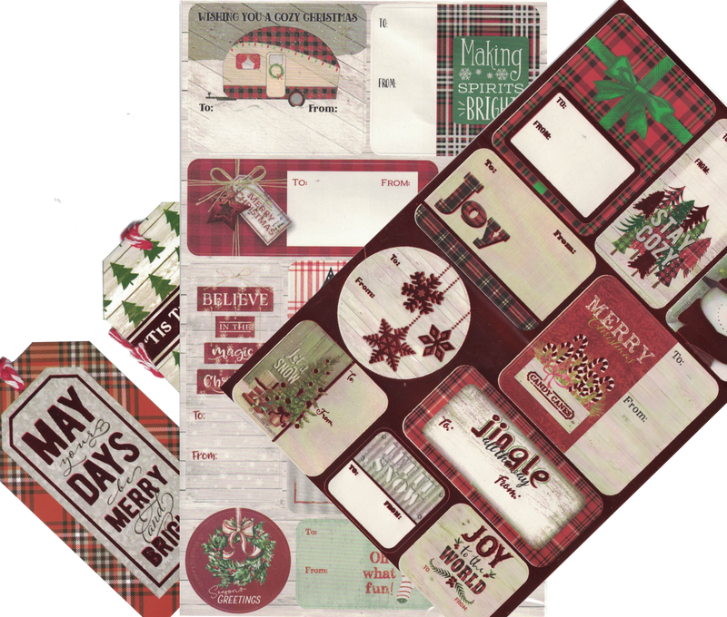 Multi Pack Gift Tags - Country Style