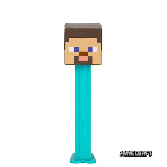 Minecraft PEZ Collection with 3 Candy rolls - Steve