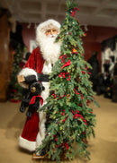 Father Christmas - Tartan Treasures - 57 Inch