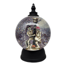 Spooky Love Skeleton Lighted Snow Globe