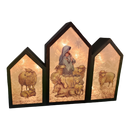 Madonna And Child Panel Lamp - Blue