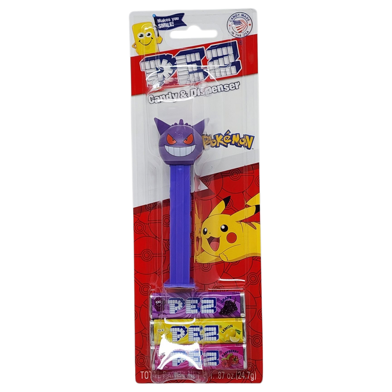 Pez Pokemon Dispenser with 3 Candy Rolls - Gengar