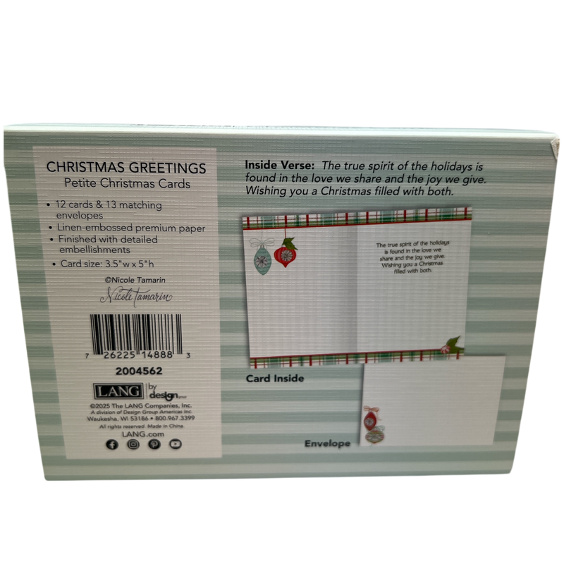 Christmas Greeting Petite Christmas Cards
