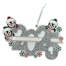 2025 Penguin Family of 3 Ornament