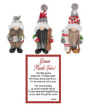 Snow Much Fun Gnome Pocket Charm Figurine -
