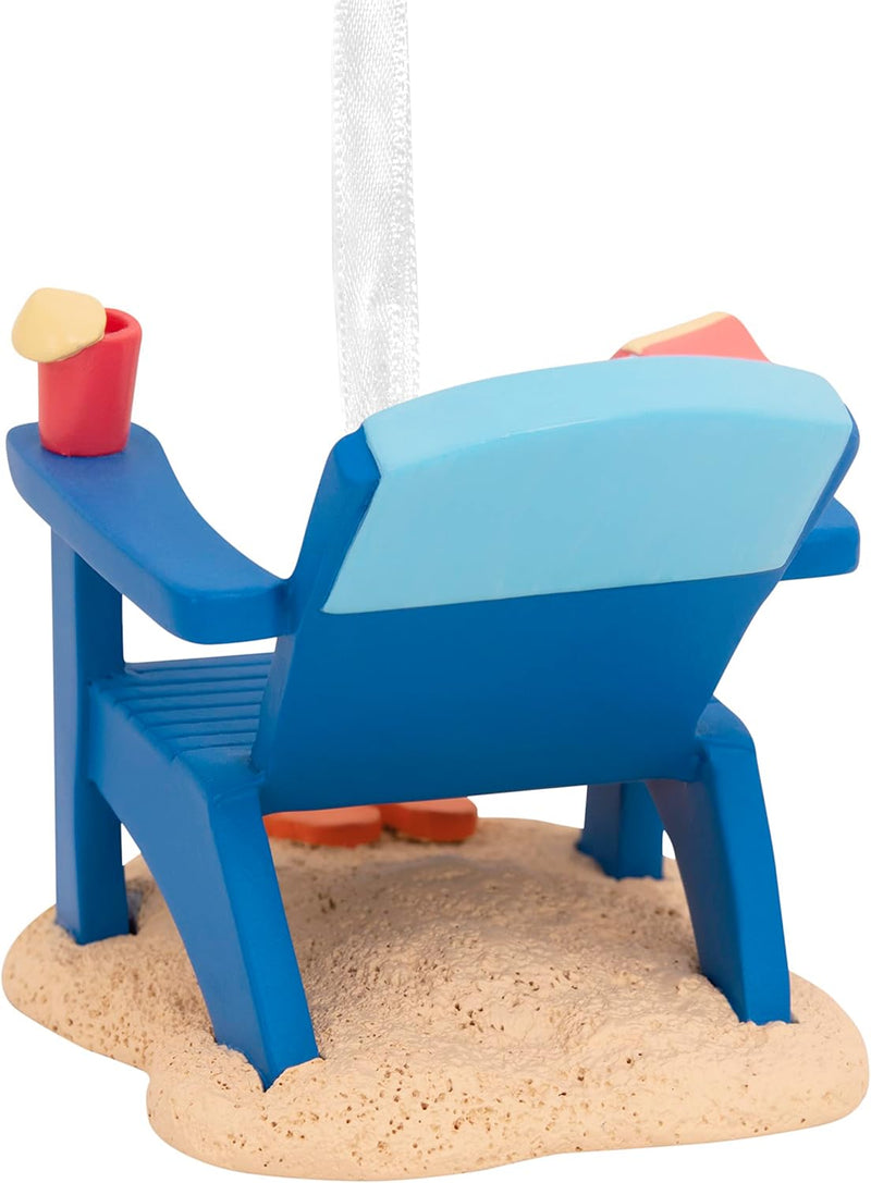 Retired and Happy Beach Chair Hallmark Ornament