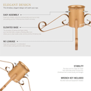 Grace Tree Stand - Medium - Gold