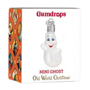 Gumdrop Mini Ghost Glass Ornament