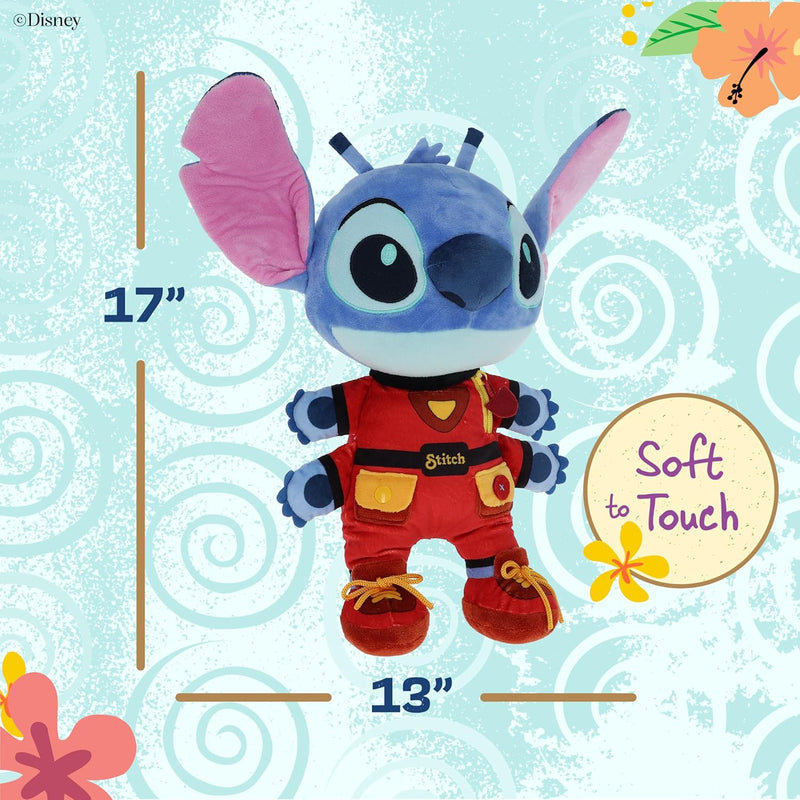 Disney Stitch Dress and Play Plush