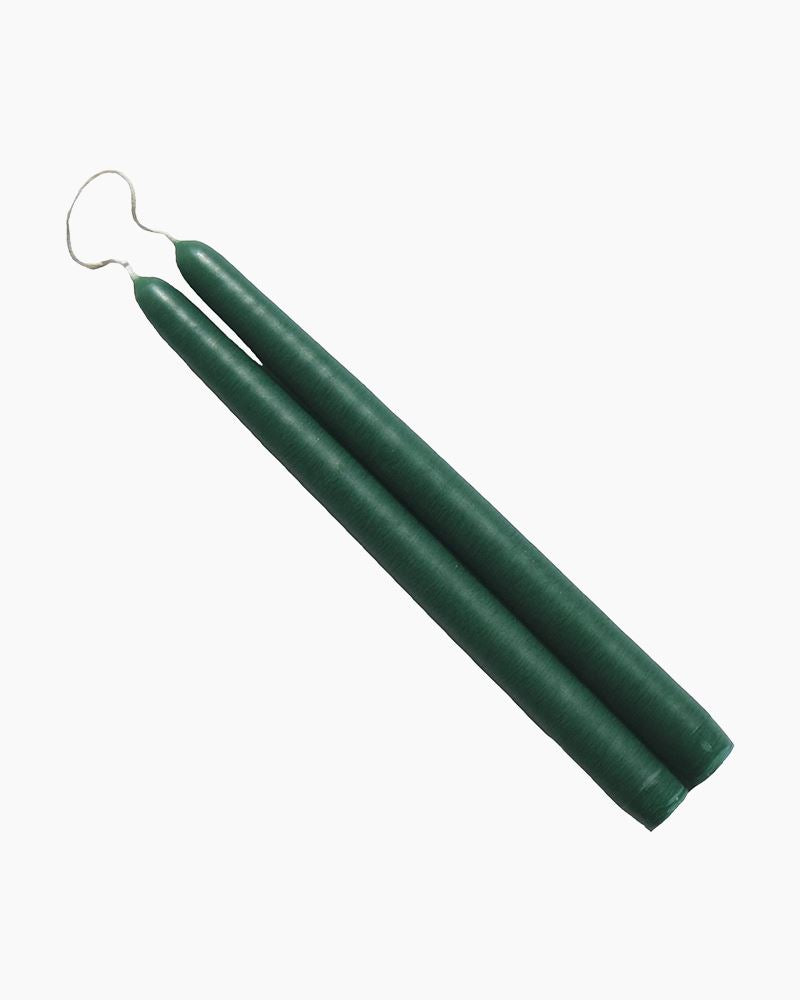 Mole Hollow Taper Pair (Colonial Green) - - The Country Christmas Loft