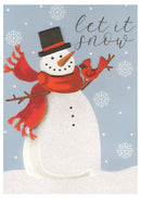 Let It Snow Handmade Snowman Card Collection