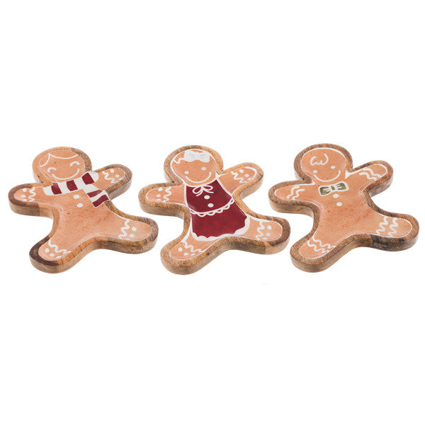 Gingerbread People Tidbit Tray -