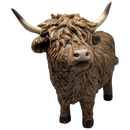 Magnesium Holiday Highland Cow - Small (16 inch)