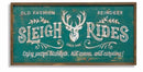 Sleigh Rides Wood Sign