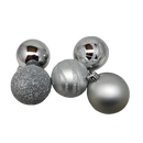 Shatterproof Decorated Ball Ornament Set -