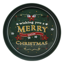 Huge Deep Round 13.5" Tray - Wishing you a Merry Little Christmas