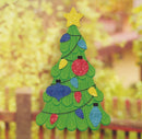 Paper Images Christmas Tree Peel-and-Stick Window Cling – Decorate Your Own Holiday Tree
