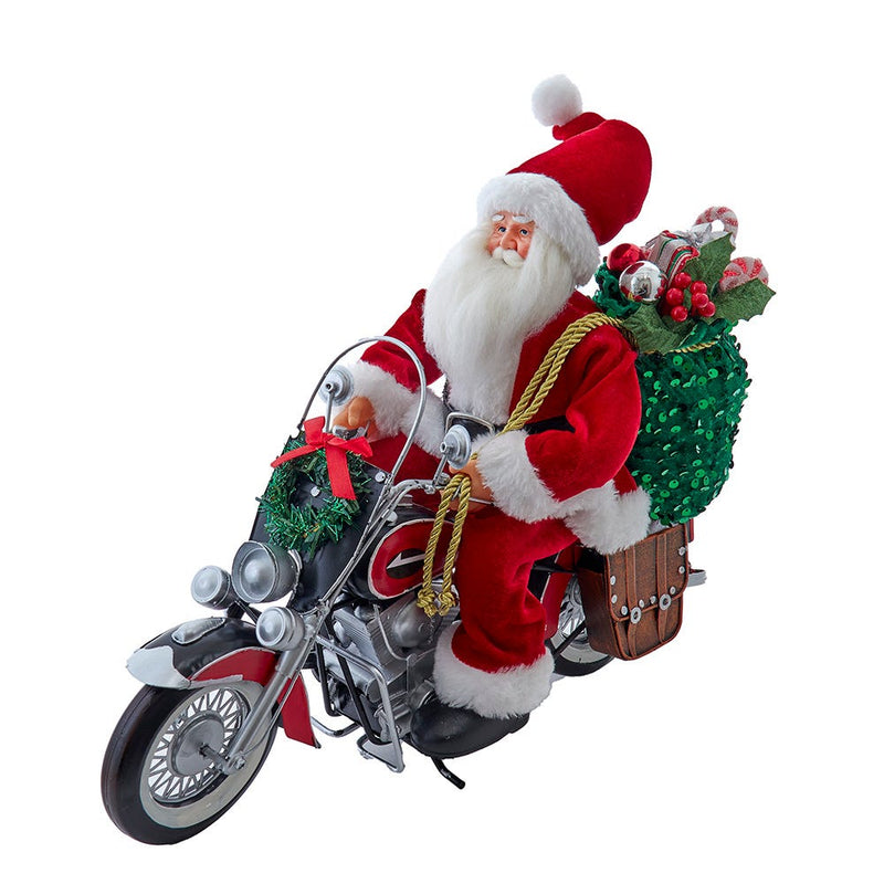 KSA Kringles Motorcycle Santa - 14 Inch
