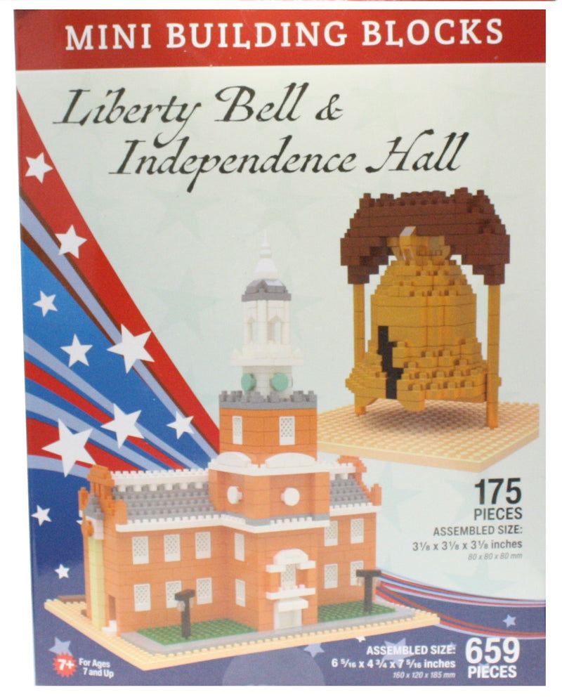 Mini Building Blocks - Liberty Bell and Independence Hall