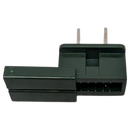 Male Plug for 18 AWG SPT-1/SPT-2 Cord (Dark Green)