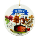 Vermont State Themes Ornament