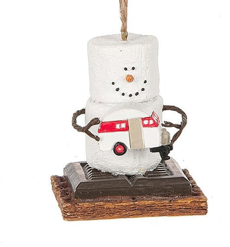S'Mores Ornament Camper - The Country Christmas Loft
