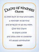 Ducks of Kindness Charm - Gift Shoppe >> Jewelry >> Charms and Worry Stones - by The Country Christmas Loft - view 2