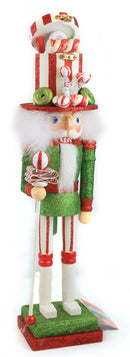 18 Hollywood Red/Green Nutcracker - - The Country Christmas Loft