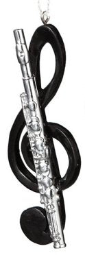 Wind Instrument Ornament - Flute - The Country Christmas Loft