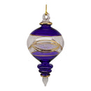 Royal Blue and Clear Ornament with Decorative Eye