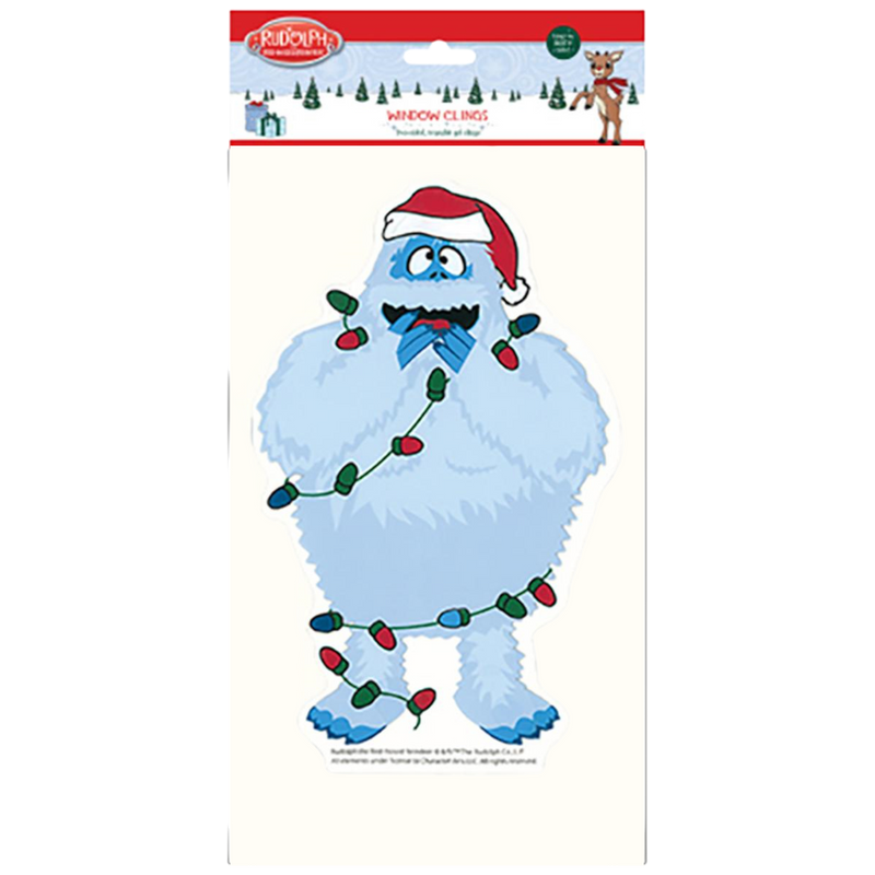 Rudolph 2-sided Window Cling -