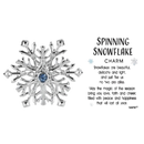 Spinning Snowflake - Pocket Charm