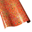 Viennese Nouveau Embossed Gift Wrapping Paper on Red Foil - 30" x 6' Roll - Gift Shoppe >> Gift Wrap - by Caspari