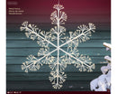 Brilliant Winter Wonderland Metal Snowflake - Warm White