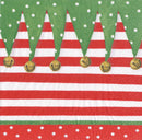 Stocking Stripe - Cocktail Napkin - The Country Christmas Loft