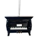 Black Upright Piano Ornament
